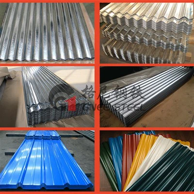 Gi pocinčani valoviti krovni lim za šupu